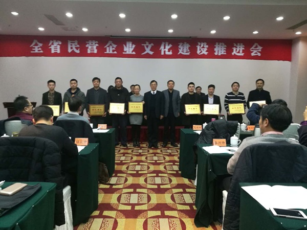 三寶科技榮獲“江蘇省民營企業文化建設示范單位”